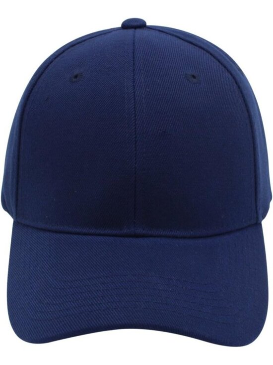 Unisex Navy Classic Adjustable Plain Hat Hand Wash Imported Baseball Cap Unisex